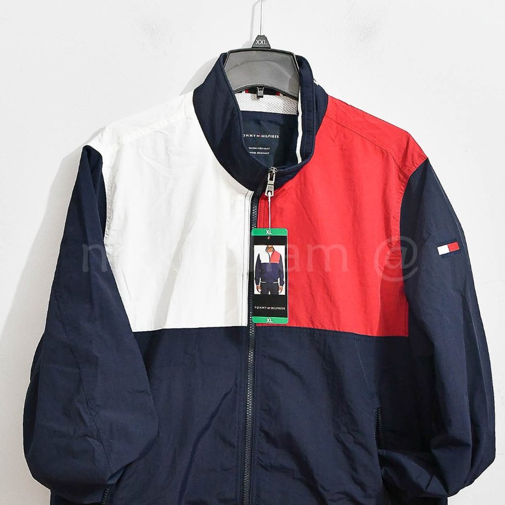 Tommy Hilfiger Men's Bomber Jacket IN MULTI COLOR - Picture 3 of 6
